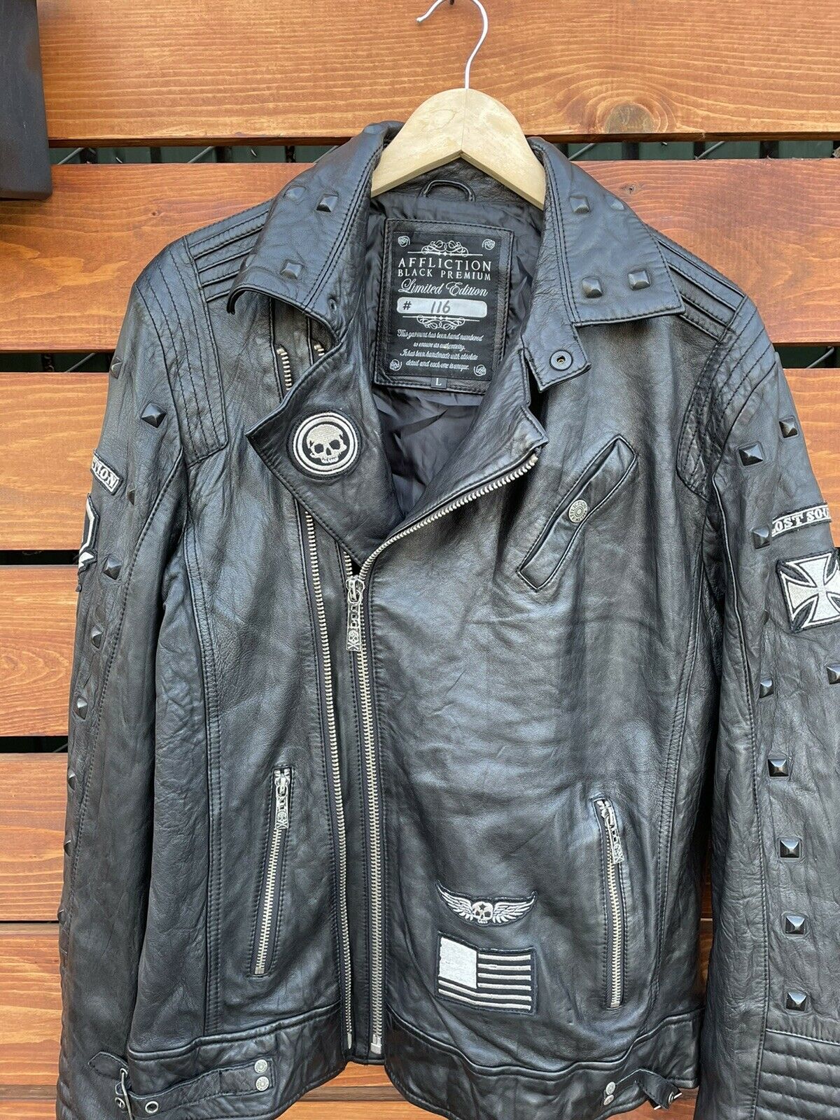 affliction black premium limited edition jacket